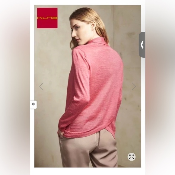 Peruvian Connection like Women Cardigan SALMA baby alpaca and silk XS petal pink - Picture 4 of 12